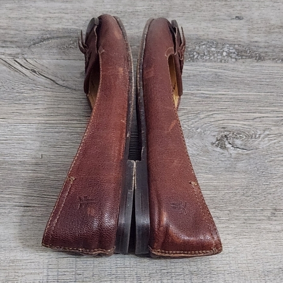 Frye Carson Tip‎ Whiskey Slip On Ballet Flats - Picture 8 of 11